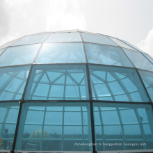 Xuzhou lf Long Span en verre en verre atrium en verre toit en verre pour la salle de concert